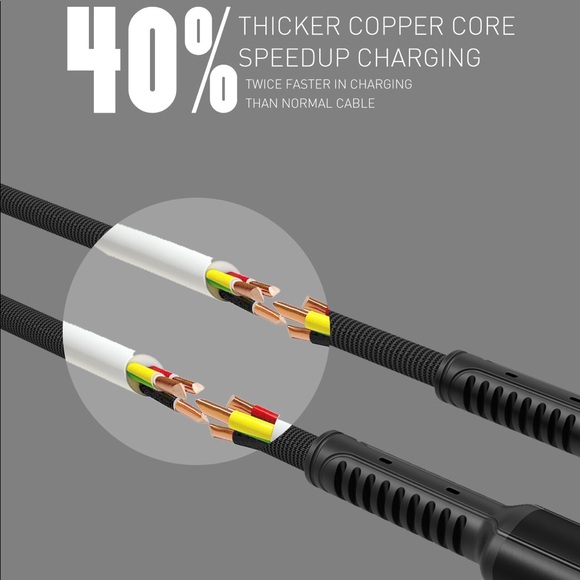 Fast charging Lightening USB Cable 2M (For iPhone) - Picture 7 of 9